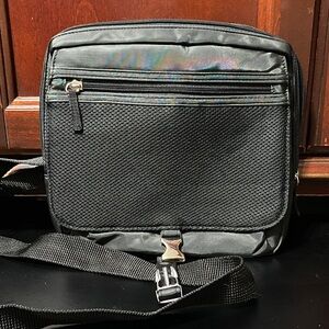 Vintage Lane Bryant accents large Black Crossbody Bag